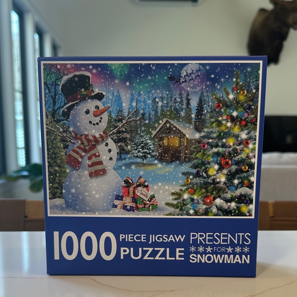 Presents for Snowman 1000 Piece Jigsaw Puzzle